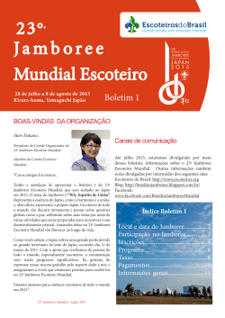 23o. Jamboree Mundial Escoteiro