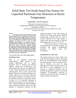 Solid State Tin Oxide based Gas Sensor for Liquefied Petroleum