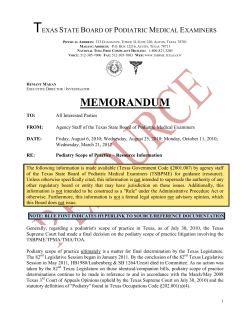 HERE - Texas State Board of Podiatric Medical Examiners