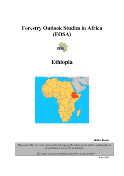 Ethiopia - Food and Agriculture Organization of the United Nations