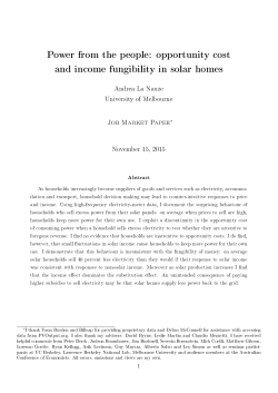 Power from the people: opportunity cost and income fungibility in