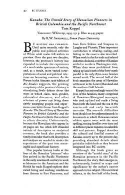 The Untold Story of Hawaiian Pioneers in British