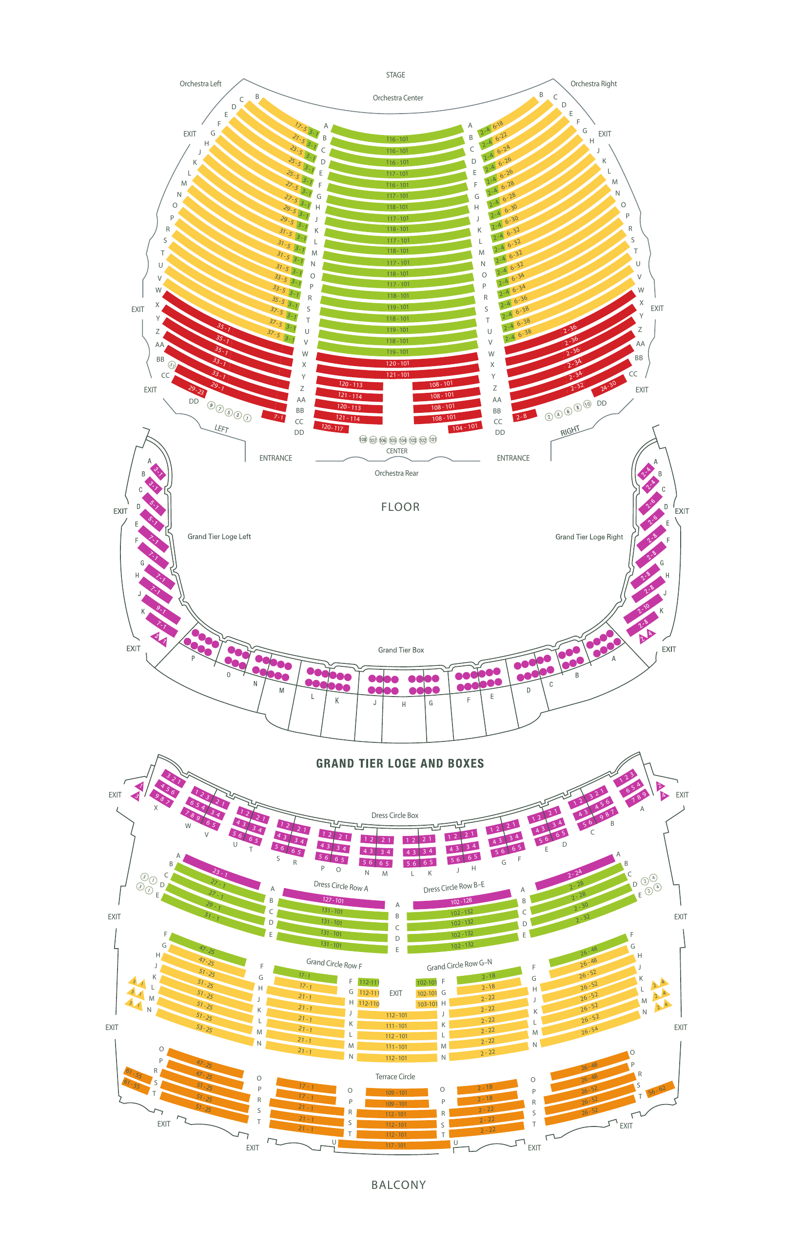 To View The Live At Powell Hall Seating Chart