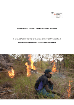 the global potential of indigenous fire management