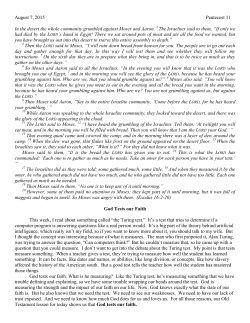 August 7, 2015 ~ Pentecost 11