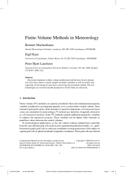 Finite-Volume Methods in Meteorology