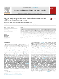 Thermal performance evaluation of Bio