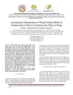Aerodynamic Optimization of Wind Turbine Blade by