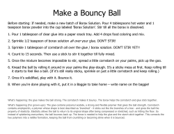Make a Bouncy Ball