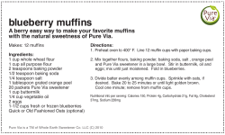 blueberry muffins