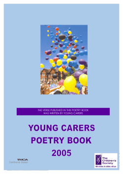 Poems written by young carers