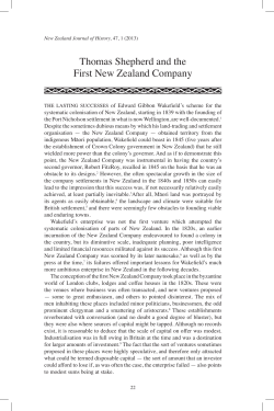 NZJH 2013 - New Zealand Journal of History