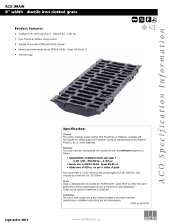 PowerDrain- S200K ductile iron slotted grate