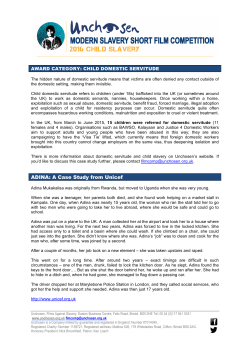 Child Domestic Servitude - case study - ADINA PDF