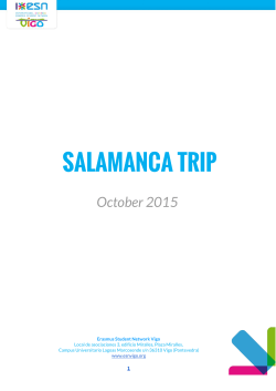 SALAMANCA TRIP GUIDE
