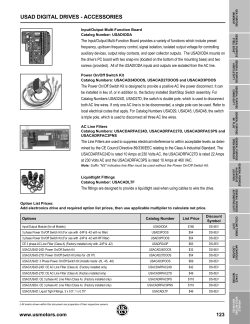 usad digital drives - accessories