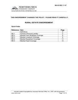 your policy has changed - Northern Neck Insurance