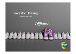 Investor Briefing
