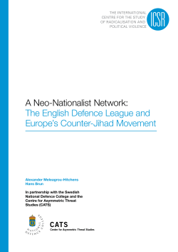 A Neo-Nationalist Network: The English Defence League and