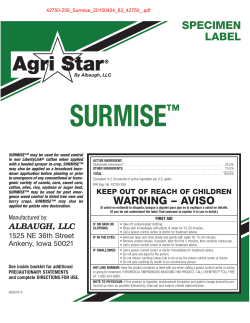 surmise - Washington State Pest Management Resource Service