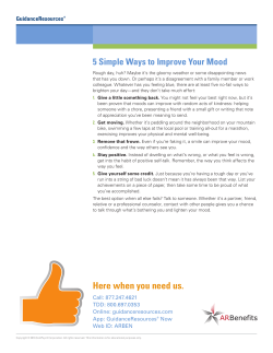 5 Simple Ways to Improve Your Mood