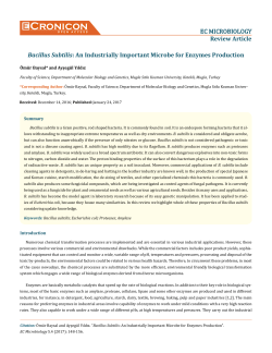 An Industrially Important Microbe for Enzymes Production