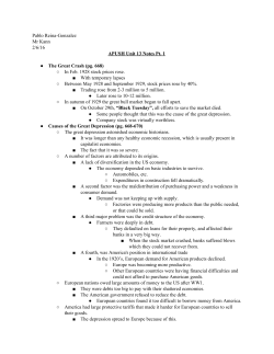 APUSH UNIT 13 NOTES PT 1