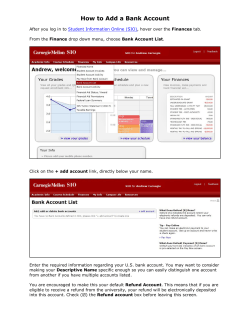 How to Add a Bank Account