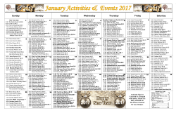 Calendar - Island Assisted Living