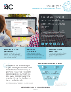 Social Sync - 4C Insights