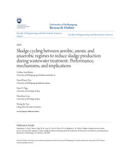 Sludge cycling between aerobic, anoxic and anaerobic regimes to
