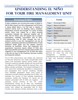 Understanding El Niño - Western Regional Climate Center