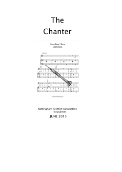 The Chanter - Nottingham Scottish Association