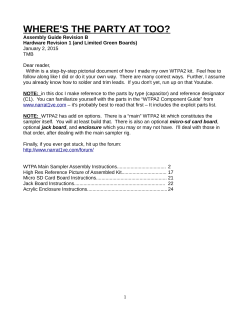 WTPA2 Assembly Guide RevB