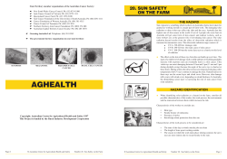 Sun Safety - The University of Sydney