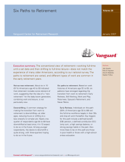 Six Paths to Retirement - Prudent Investor Advisors