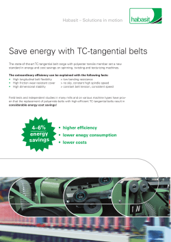 TC-Tangential Belts