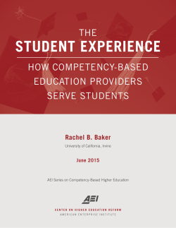 The Student Experience