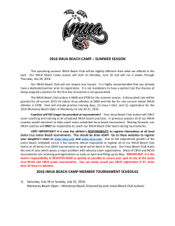 2016 imua beach camp - IMUA Volleyball Club