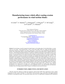 Manufacturing issues which affect coating erosion performance in