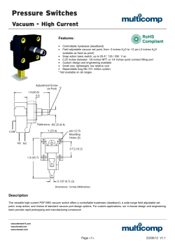 Pressure Switches