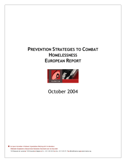 Definition/concept of prevention