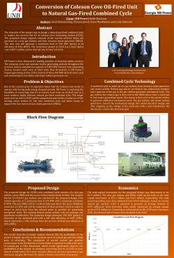 Conversion of Coleson Cove Oil-Fired Unit to Natural Gas