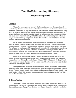 Ten Buffalo-herding Pictures