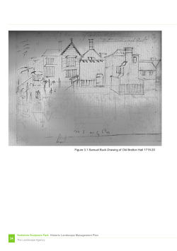 34 Figure 3.1 Samuel Buck Drawing of Old Bretton Hall 1719-20
