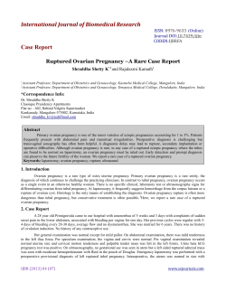 International Journal of Biomedical Research Case Report