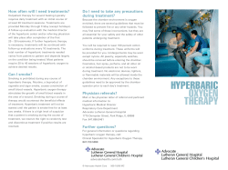 Hyperbaric oxygen tHerapy