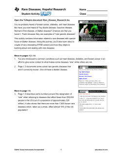 Beta Cells and Box Plots - TI Education