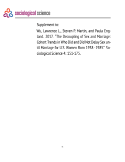 Supplemental Material - Sociological Science