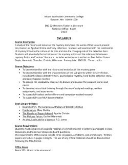 syllabus - Mount Wachusett Community College